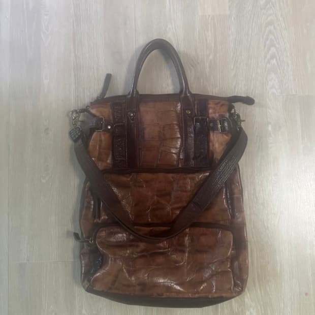 빈티지 가죽 숄더백