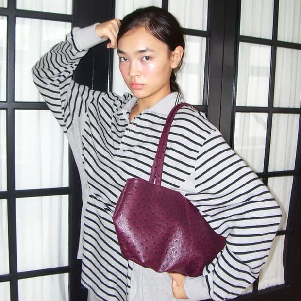 오타이 OTIE Boat bag [Embo mulberry]