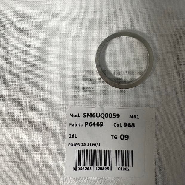 MM6 메종 마르지엘라 뉴메릭 링 실버
