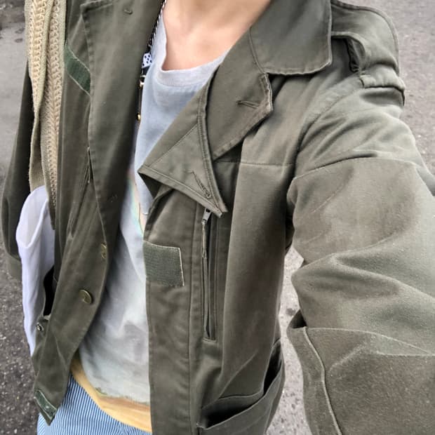 프랑스군 오리지널 밀리터리 필드 자켓