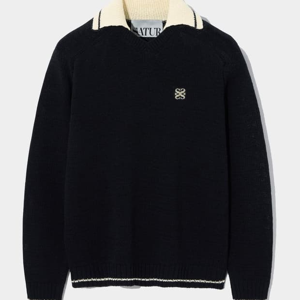 세터 Satur 로잔 칼라 니트