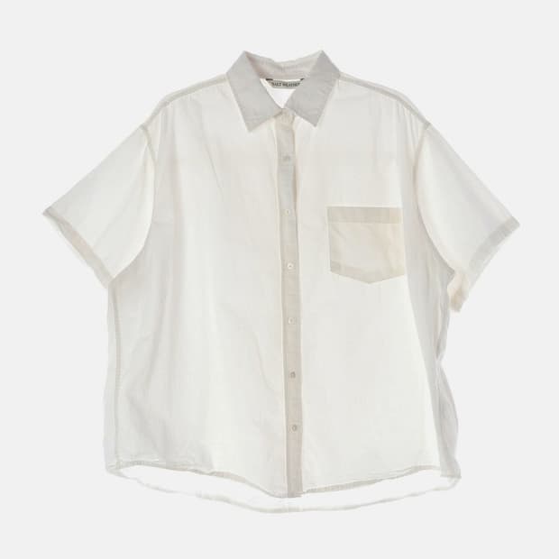 SALT WEATHER 솔트웨더 워시드 반팔 셔츠 F