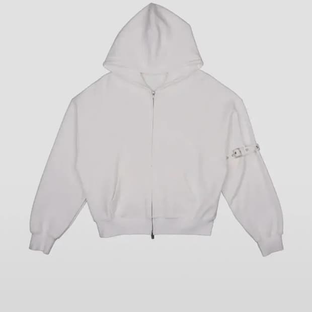 (구해요) 데어드 back stud hoodie 백스터드후드집업