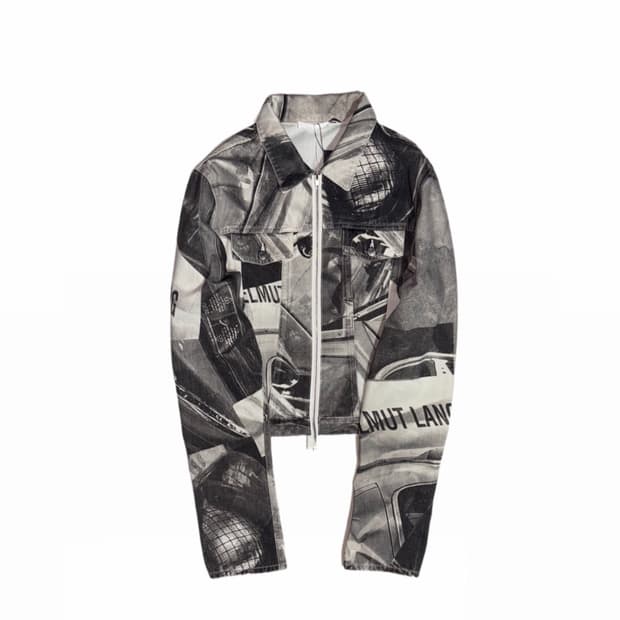 Helmut Lang Printed Denim Jacket