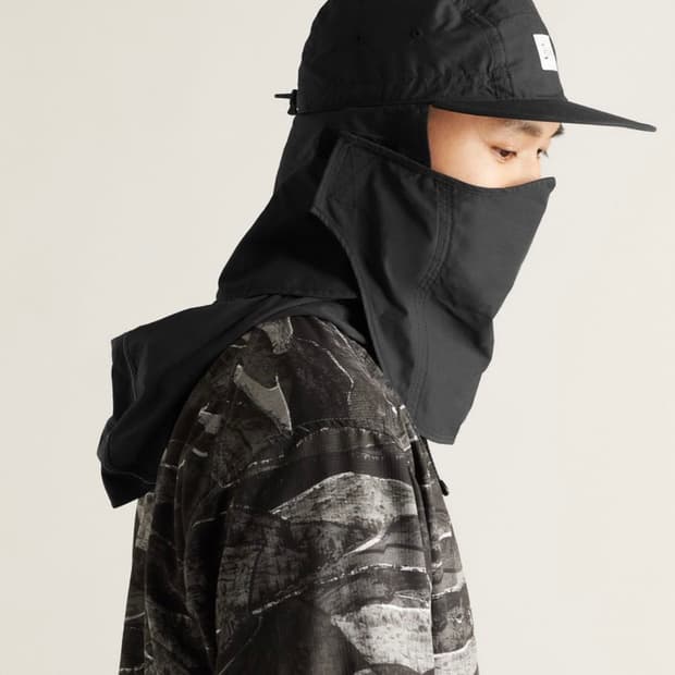 WTAPS 블랙 선쉐이드 캡