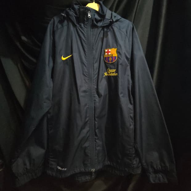 나이키 FC 바르셀로나 스톰핏 바람막이 네이비