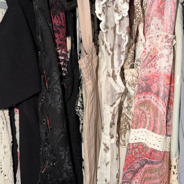 펑크/y2k/고스/모리/히피/빈티지 랜박 랜덤박스 의류 처분 정리