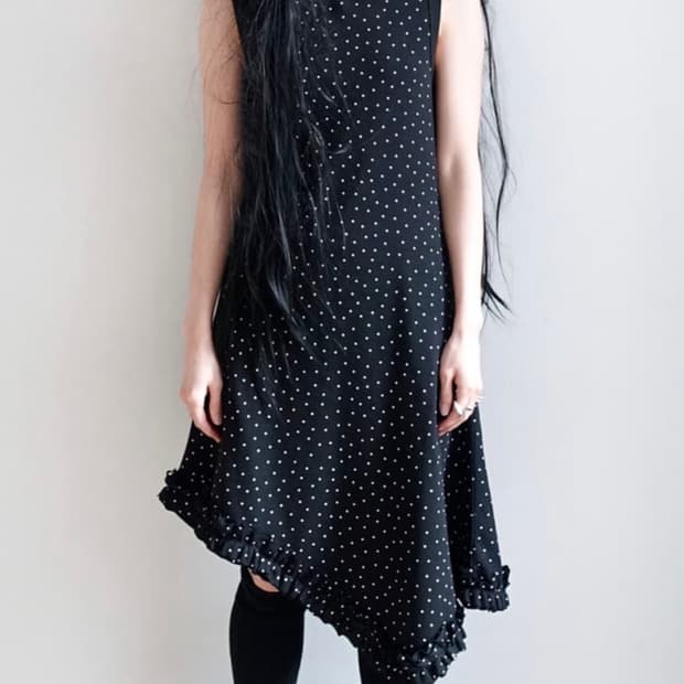 페어리 타이니 스타 터틀넥 드레스 블랙