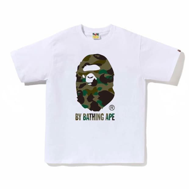 1st 카모 바이 베이싱 에이프 반팔티 BAPE