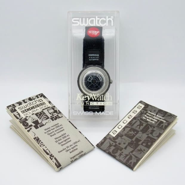 99년 판) 스와치 X 라이카(Leica) 콜라보 시계 (미개봉 풀박스)