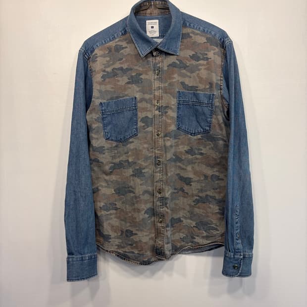 Vintage Denim Camo Mix Shirt