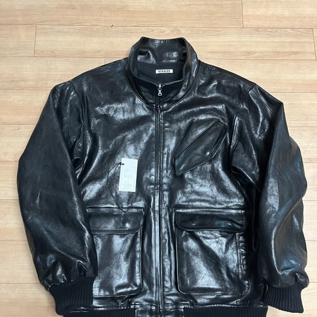 오라리 램 레더 블루종 3