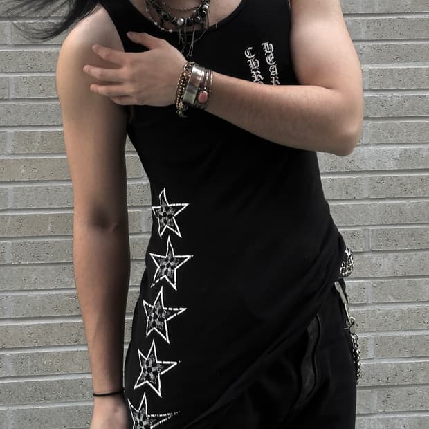 90’s 올드 크롬하츠 퍽유 탱크탑 USA Made 크롬하츠 나시