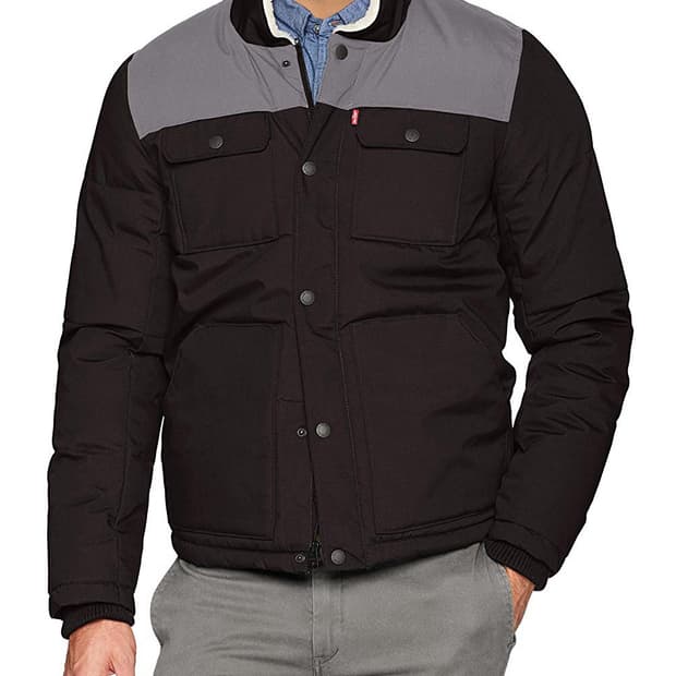 (새상품)95.리바이스 세르파 패딩점퍼