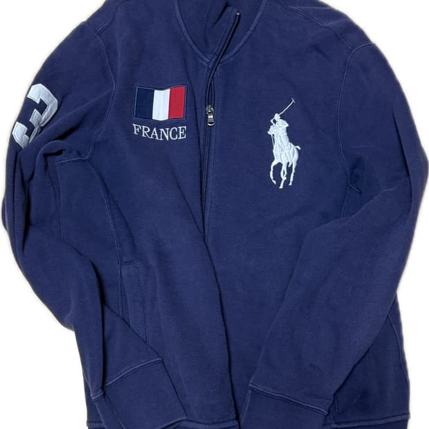 (L) 폴로 랄프로렌 빅포니 치프키프 프랑스 집업