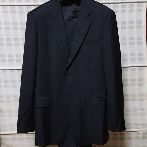 (한섬) 타임 옴므 네이비 정장 수트 52 / 82