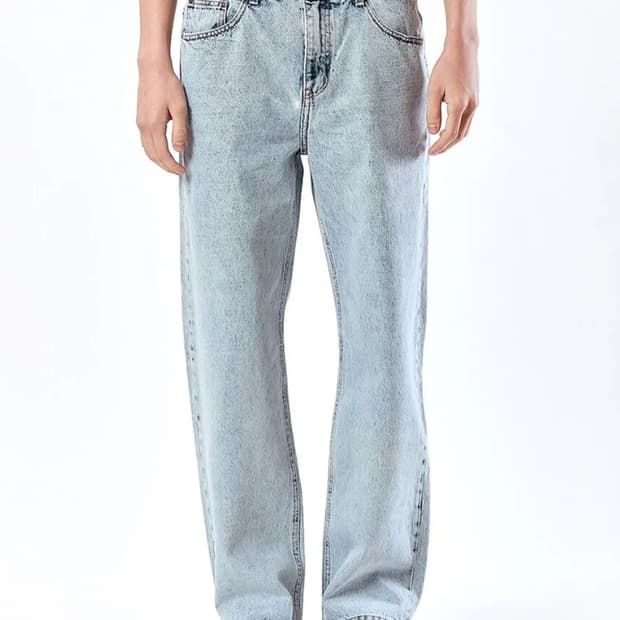 필로그램 블루스노우 와이드 데님 팬츠 S