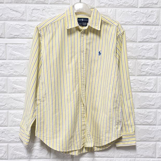 택포) 폴로 랄프로렌 스트라이프 셔츠 M