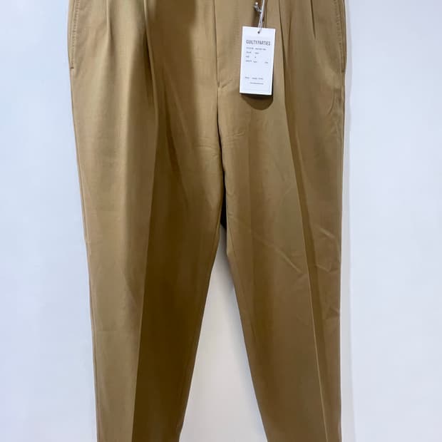 와코마리아 도멜 더블 플레티드 트라우져