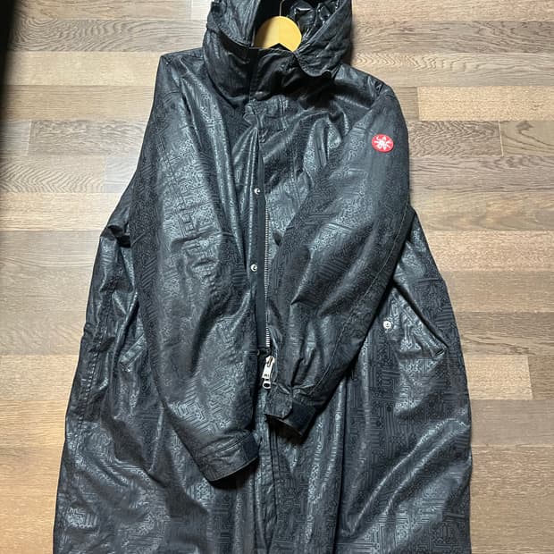 cavempt 패디드 헤비 후드 코트 xl