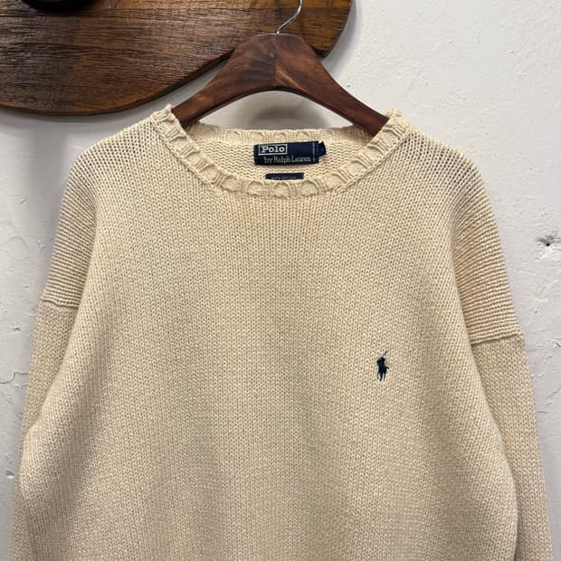L) Polo Ralph Lauren Cotton Knit Sweater