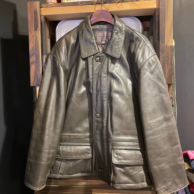 STRATHCONAR 양가죽 자켓