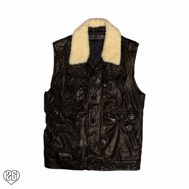2010‘s Neil Barrett Fur Leather Vest