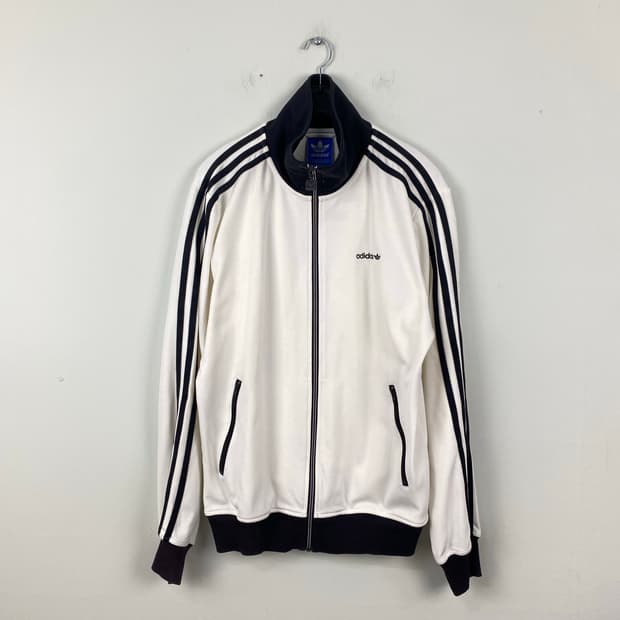 아디다스 베켄바우어 흰검 검흰 트랙탑 져지 XL