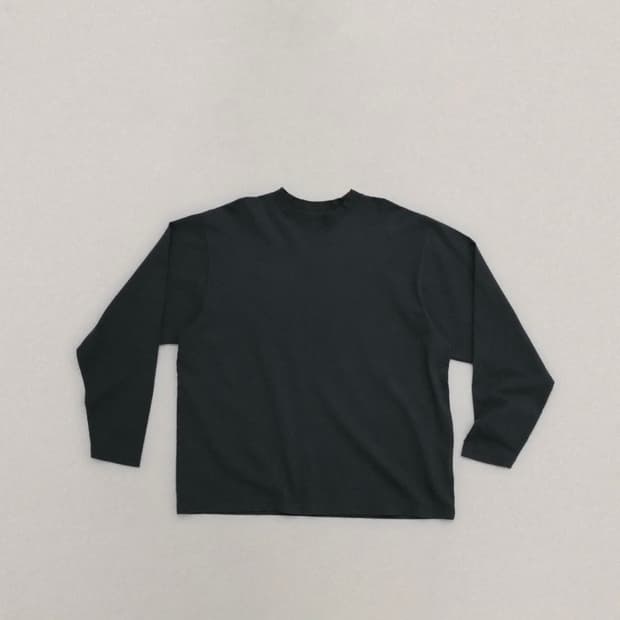 새상품) 이지갭 롱슬리브 블랙 S