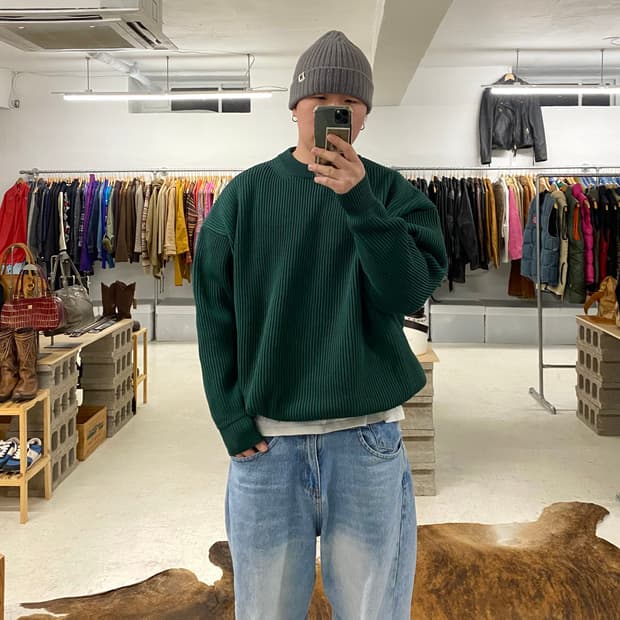 FREAK'S STORE oversize knit 프릭스스토어 골지니트