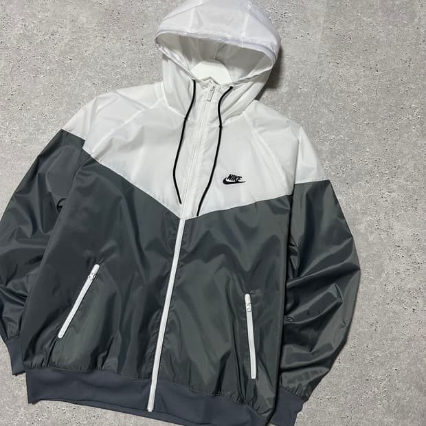 나이키 윈드러너 배색 후디 바람막이