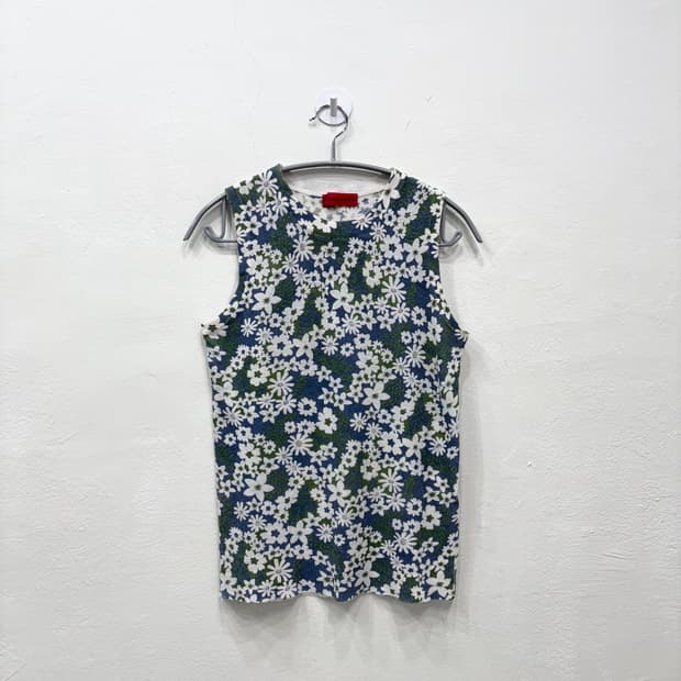 Super Hakka 플라워패턴 슬리브리스