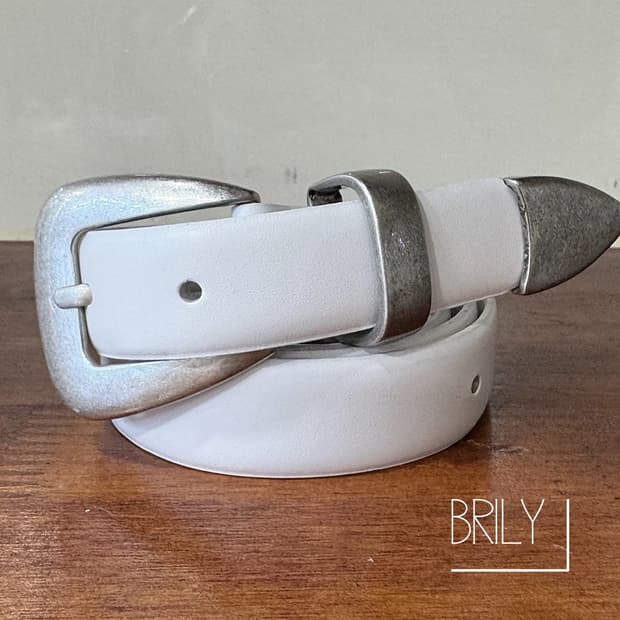 [Unisex] GED 볼륨가죽 이탈리아 베지터블 레더 웨스턴 벨트