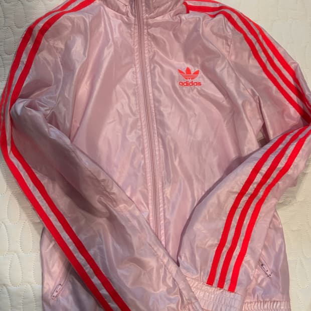 아디다스 핑크 바람막이