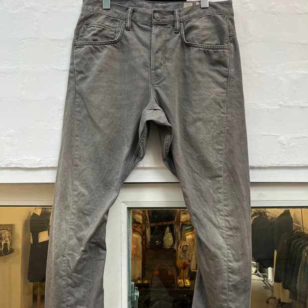 Allsaints 데님 커브드 팬츠 W32