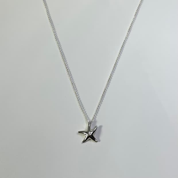 티파니앤코 엘사퍼레티 스타피쉬 펜던트 실버 목걸이