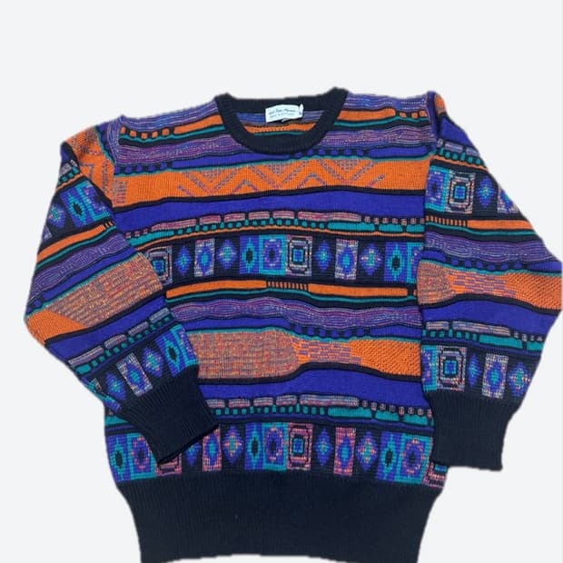 made스코틀랜드) 알파카 100% 니트 M