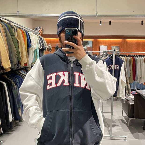 나이키 커스텀 후드 집업