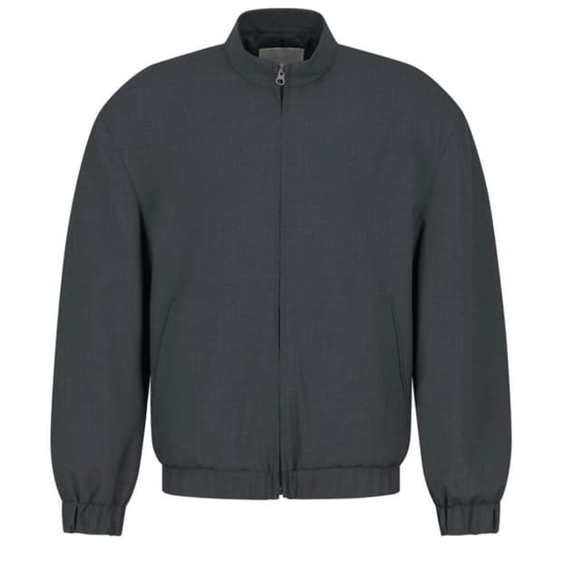 [M] 아모멘토 울 오버사이즈 블루종 차콜