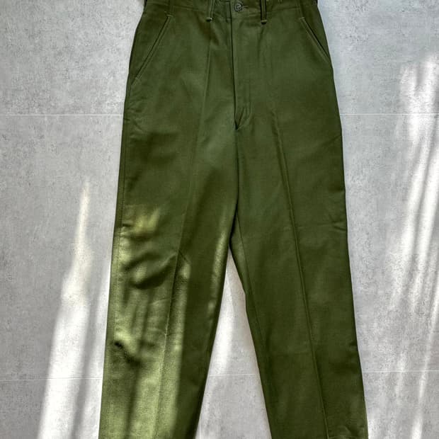 50's 미군 M-51 울 필드 트라우져 S-R 데드스탁