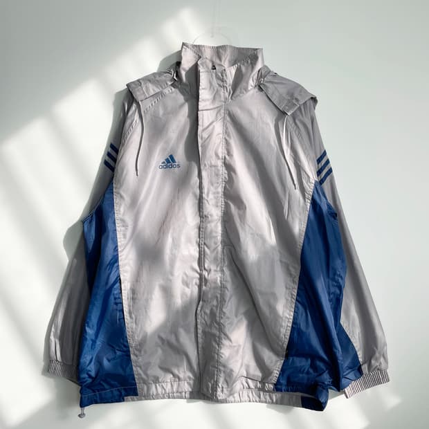 C2 아디다스 올드스쿨 바람막이 105-110사이즈