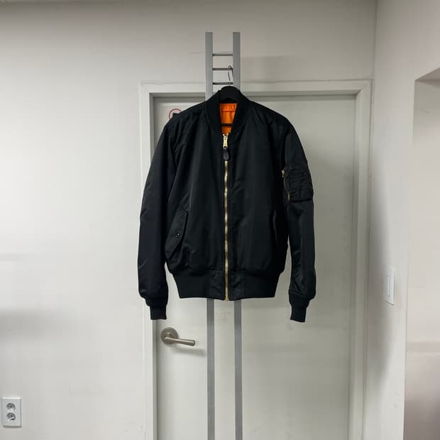 알파인더스트리 ma-1 항공 자켓 블랙 M