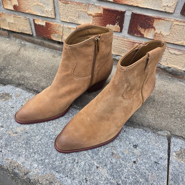 ASH 스웨이드 앵글부츠 37