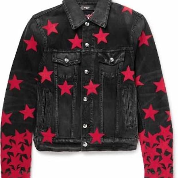 AMIRI black chemist denim jacket 
