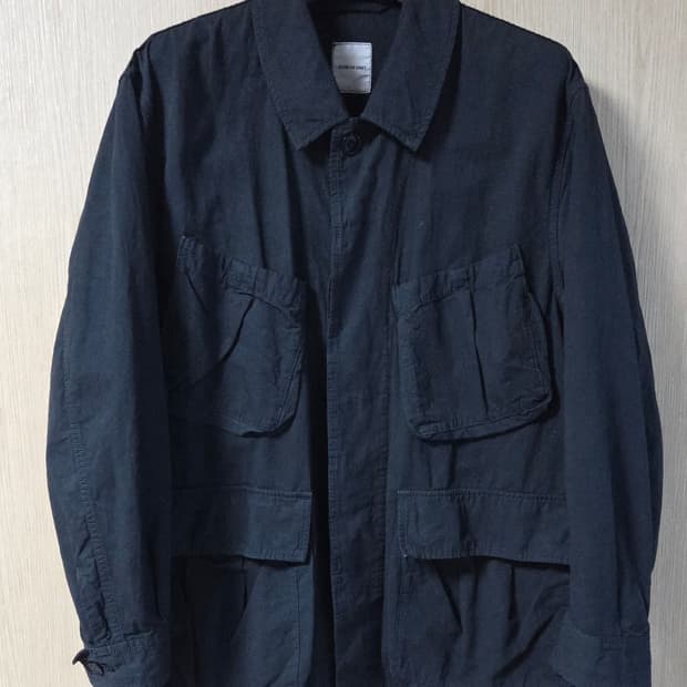 (착샷) 사쥬드크레 햄프 밀리터리 퍼티그 bdu 자켓