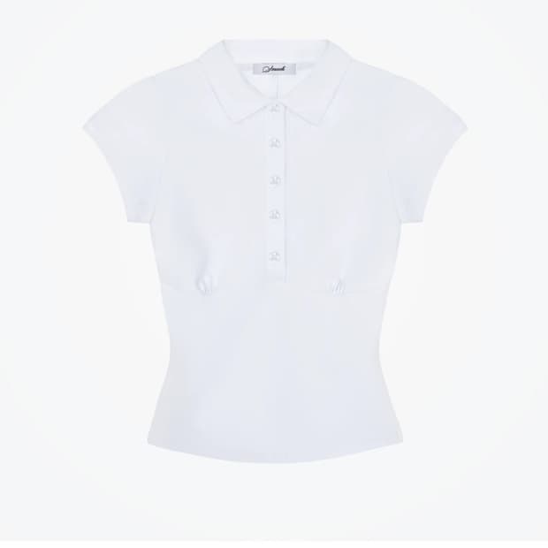 smooch 폴로티 화이트 