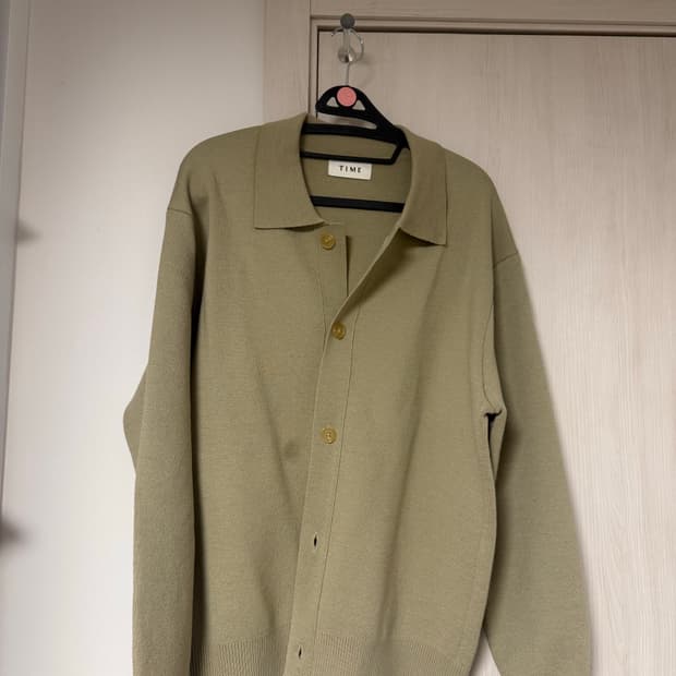 타임옴므 니트 가디건 