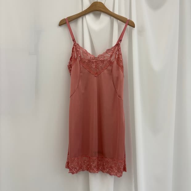 Rose Floral Lace Slip Dress