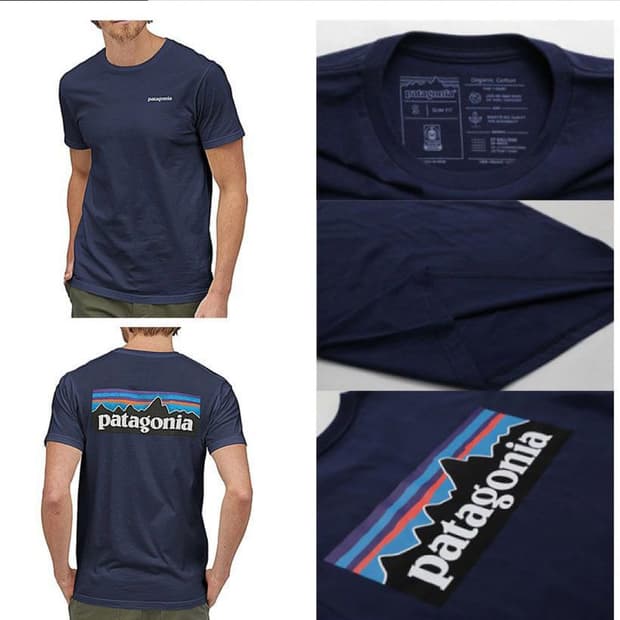 파타고니아 남색 티셔츠 patagonia T Shirt