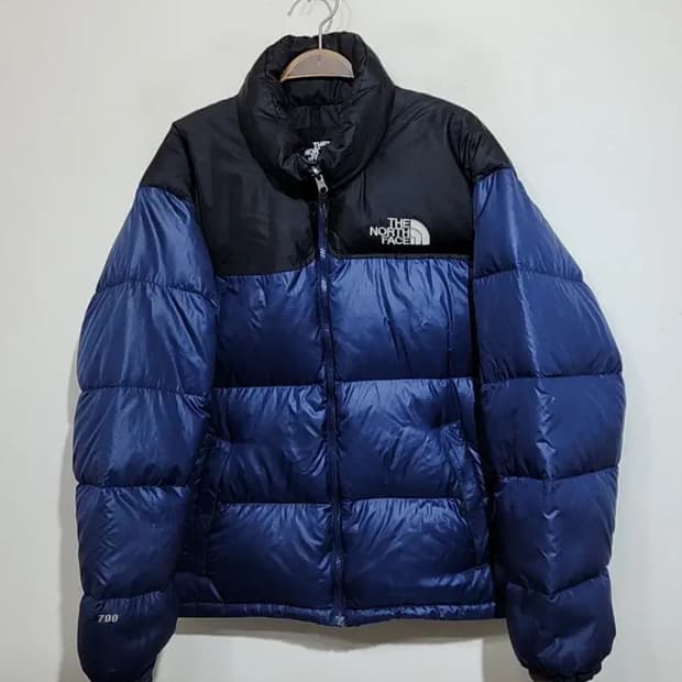 (100) 노스페이스 눕시패딩 점퍼 700 투톤 다운자켓 
